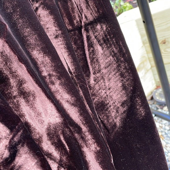 Eileen Fisher Silk/Rayon Wrapped Velvet Maxi Skirt - Picture 10 of 12